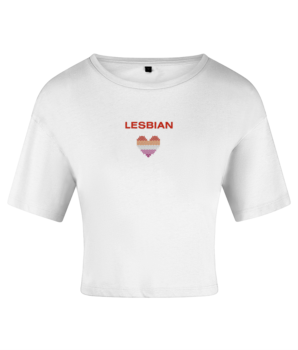 PRIDE Lesbian Crop Top