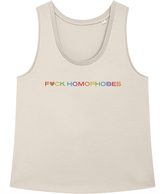 PRIDE F**k Homophobes Tank