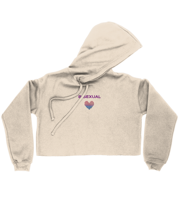 PRIDE Bisexual Cropped Hoodie