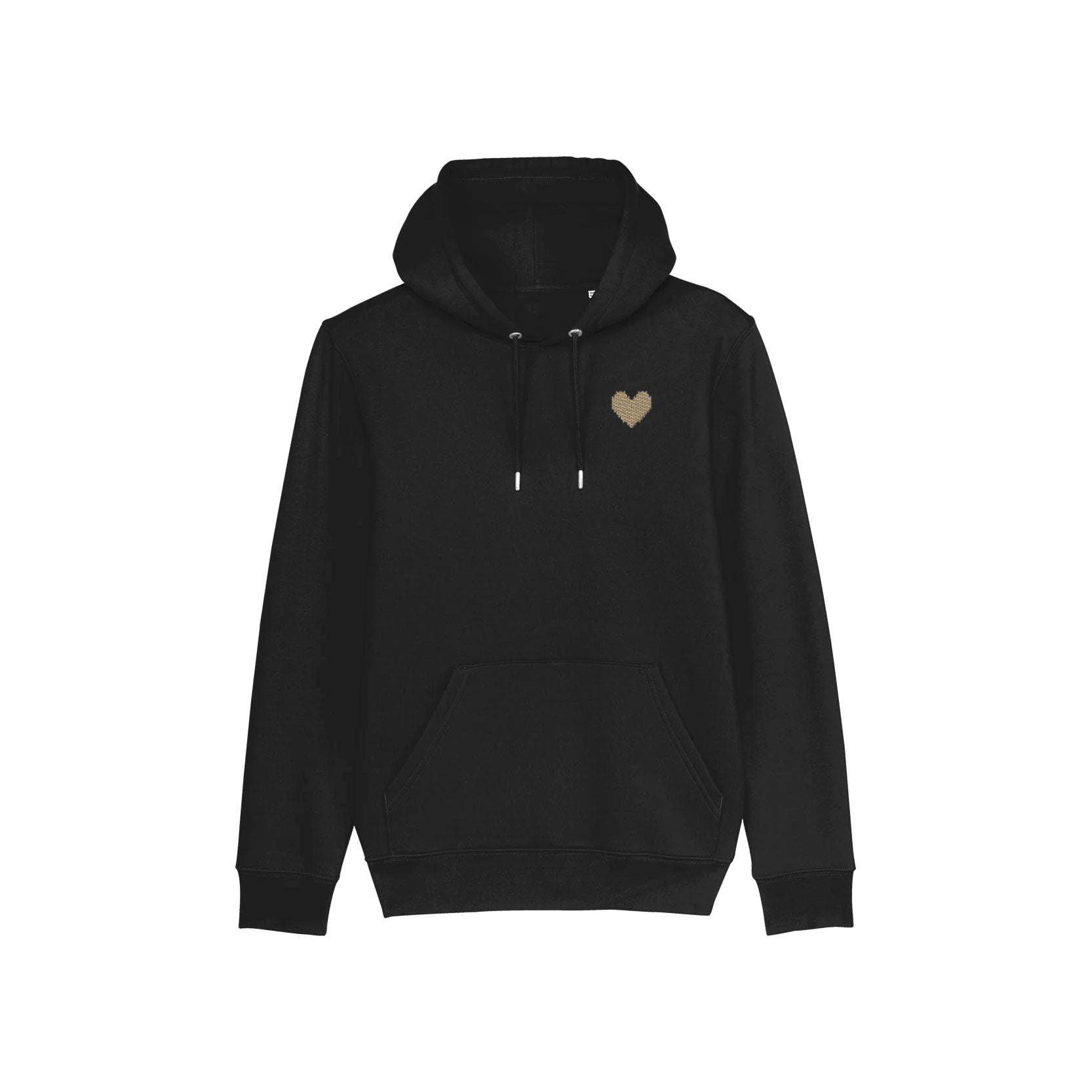 Made With Love Embroidered Gold Heart Hoodie Made With Love by Tom Daley